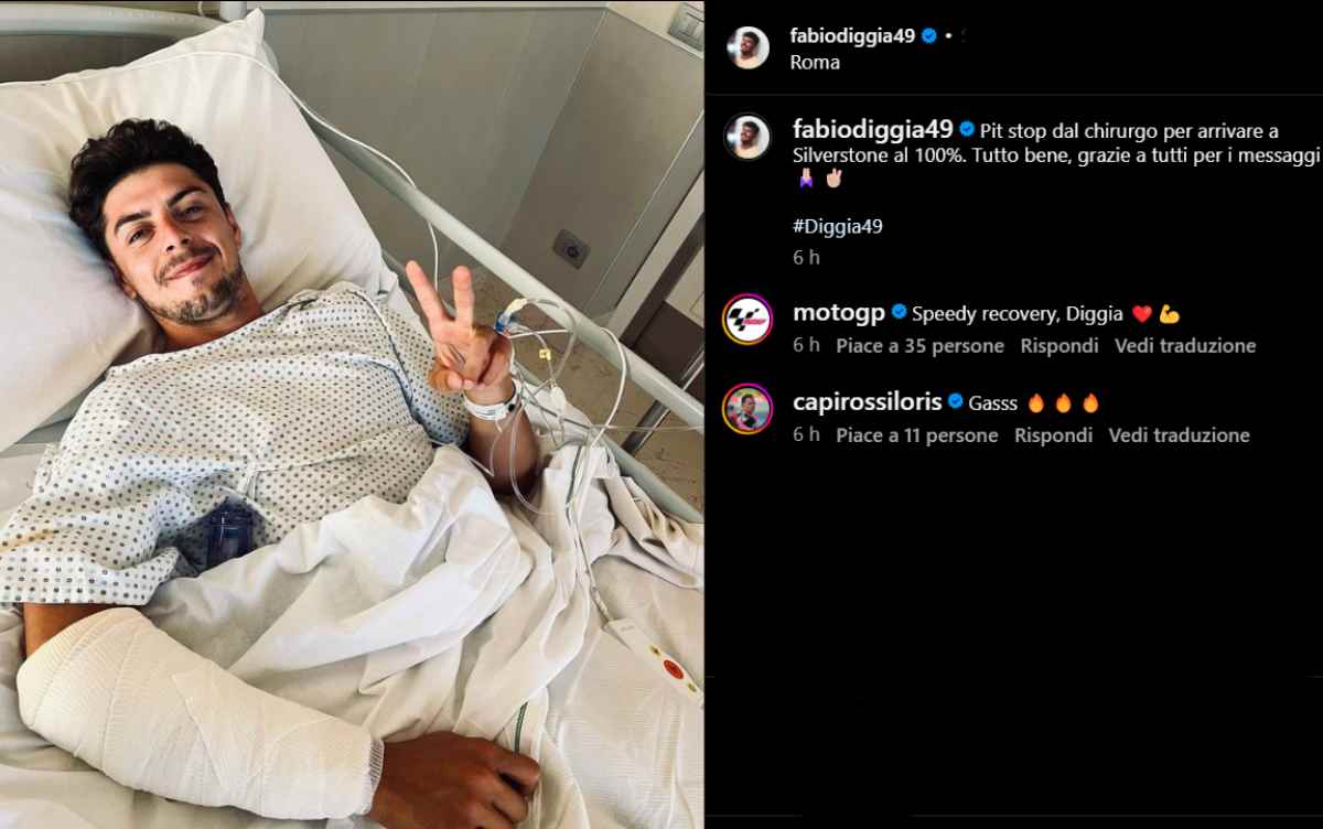 ファビオ・ディ・ジャンナントニオ MotoGP 腕の手術