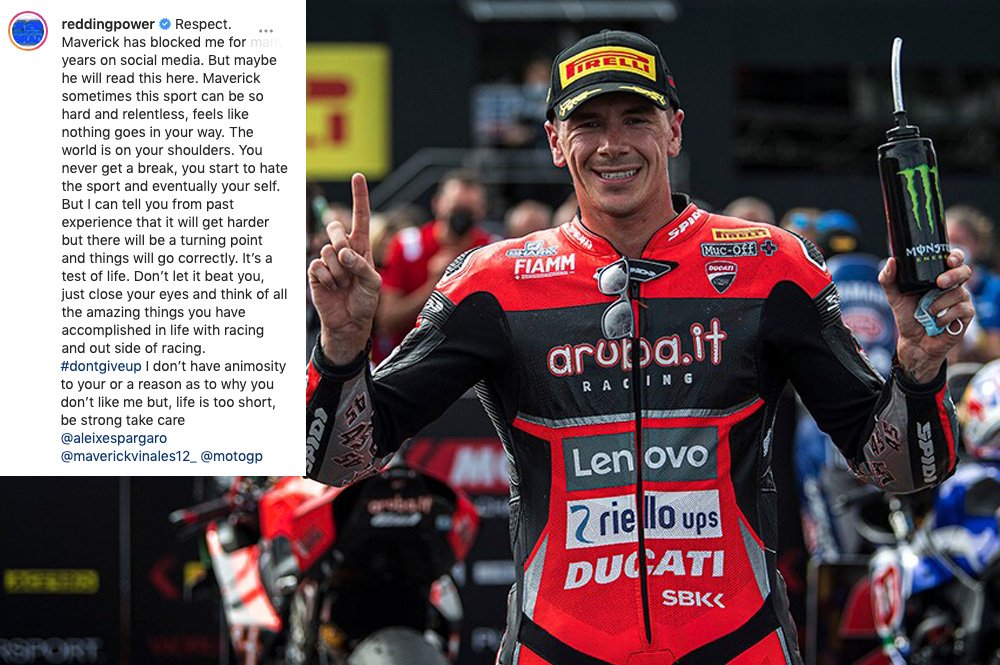 SBK, de Redding à Vinales : “Maverick, la vie est trop courte, sois fort” Ritratto di GPone