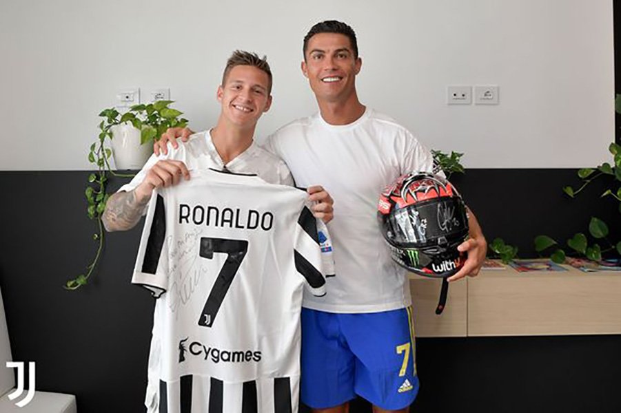 MotoGP, Quartararo et Ronaldo : échange de cadeaux entre phénomènes Ritratto di GPone