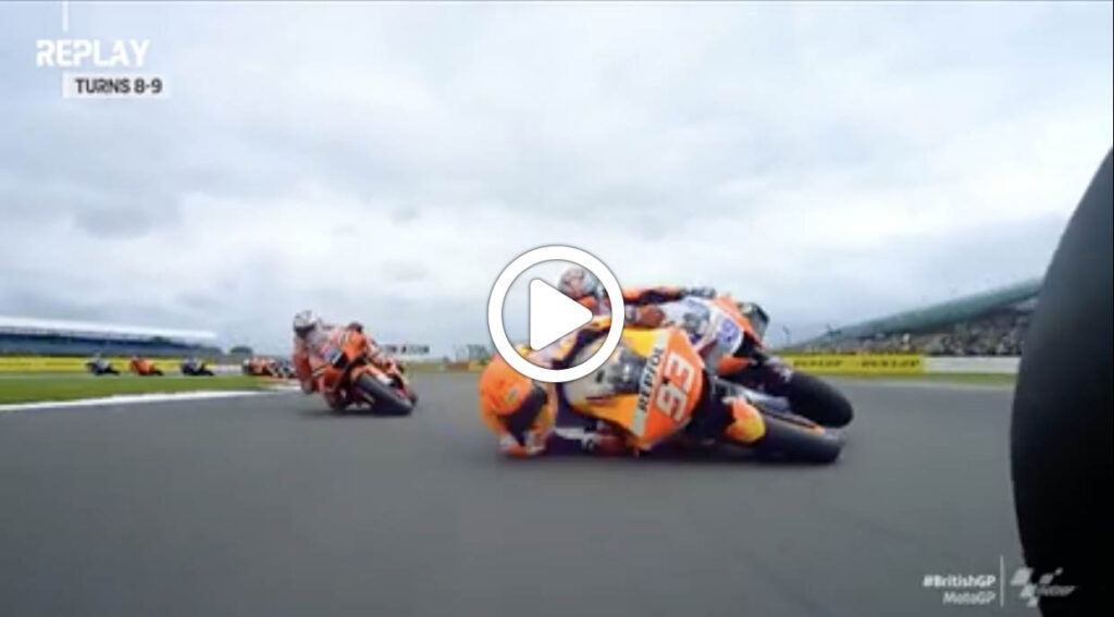 MotoGP, Marquez-Martin : la vidéo de l’accident de Silverstone Ritratto di GPone