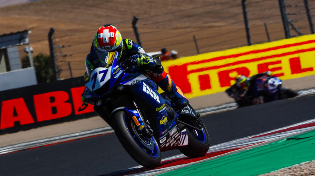 SBK, Dominion d’Aegerter en Navarre, qui vole aussi en championnat du monde : 3e Bernardi Ritratto di GPone