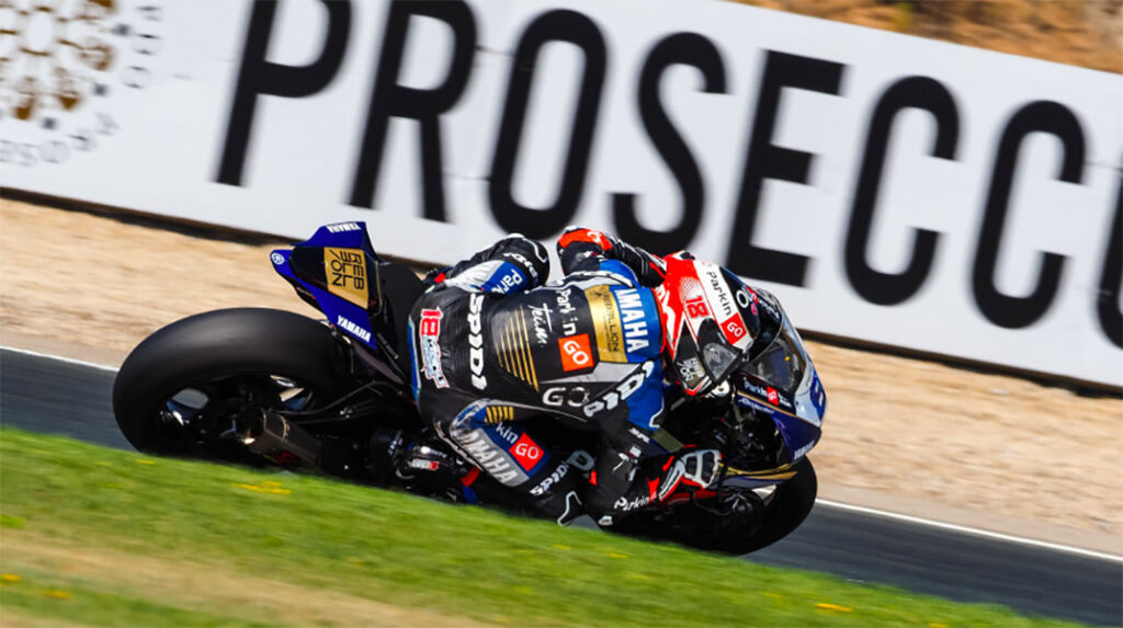 SBK, Gonzalez reste le maître du vendredi de Navarre en SSP : 2e Aegerter Ritratto di GPone