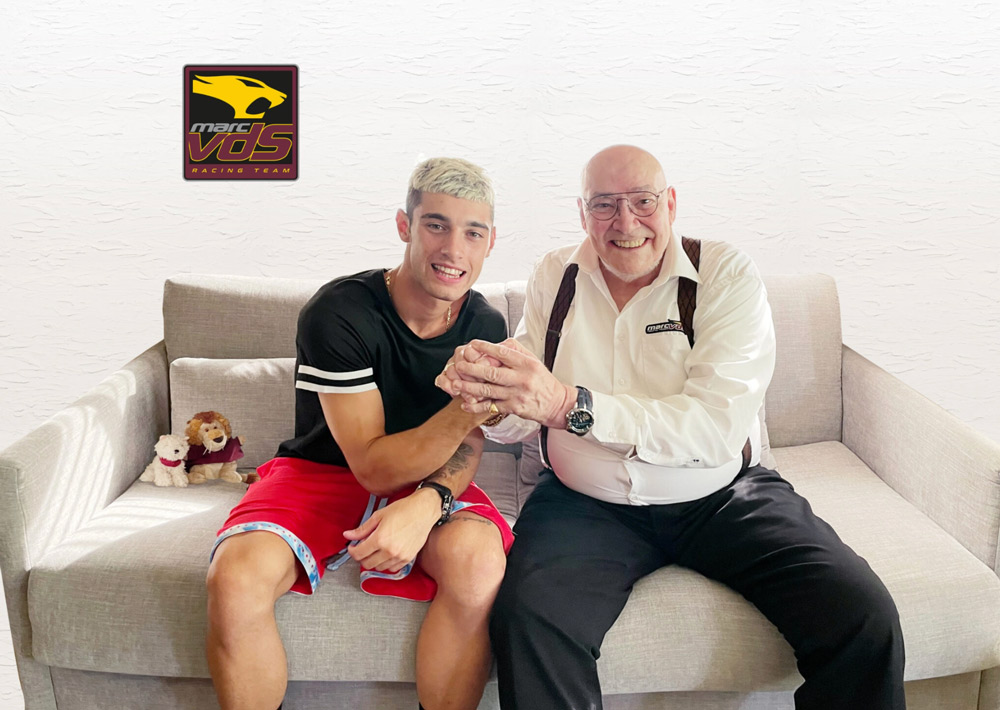 Moto2, Arbolino passe au team Marc VDS en 2022 avec un contrat de deux ans Ritratto di GPone