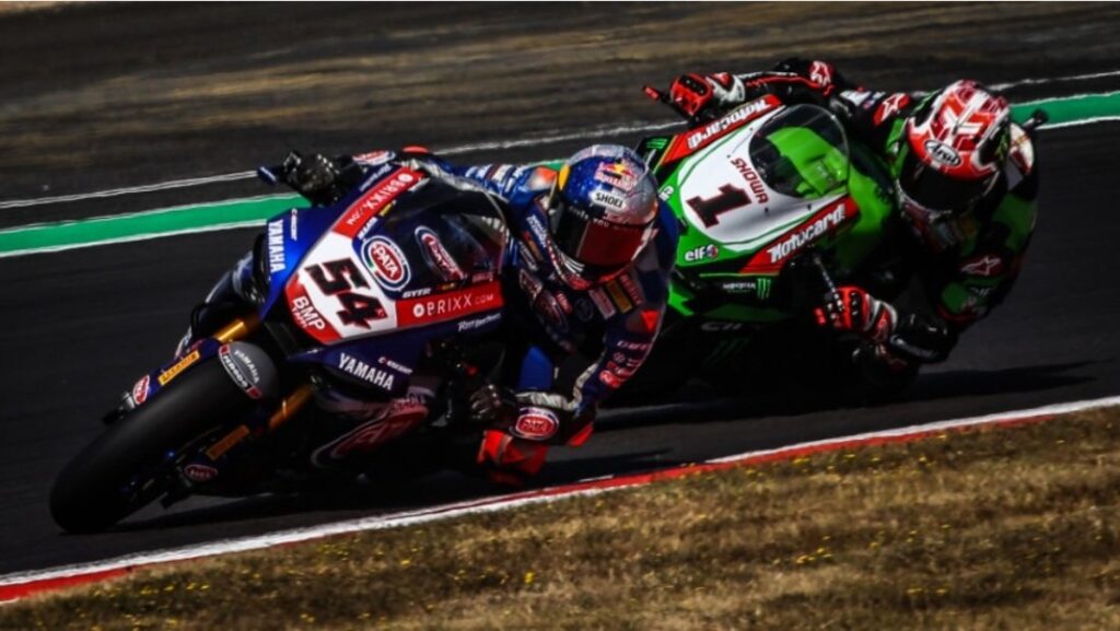 SBK, Magny-Cours : le Bon, la Brute et le Truand Ritratto di Riccardo Gugliemetti