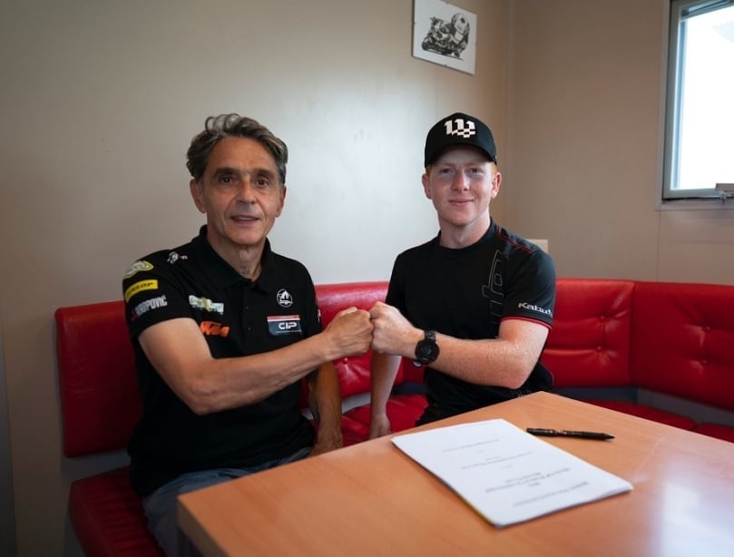 Joel Kelso fera ses débuts en Championnat du Monde Moto3 en 2022 avec l’équipe CIP Ritratto di GPone
