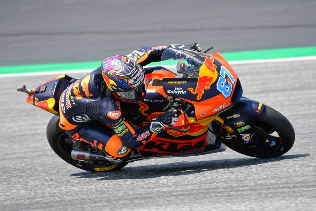 Moto2, Gardner plie Augusto Fernandez en FP2 à Aragon, 4e Di Giannantonio Ritratto di Riccardo Gugliemetti