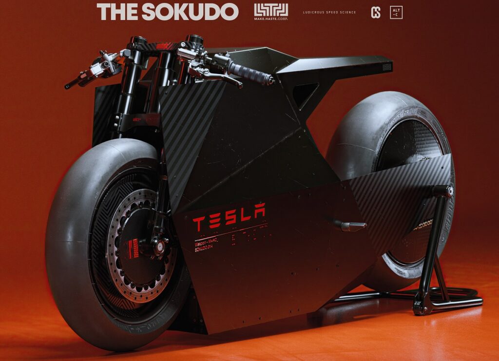 Le Sokudo, la Tesla des motos électriques Ritratto di Alessandro Da Rin Betta