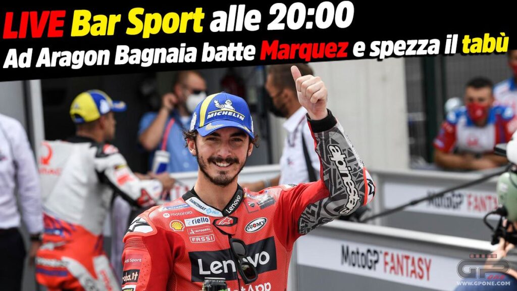 MotoGP, LIVE Bar Sport à 20h00 – Aragon : Bagnaia bat Marquez et brise le tabou MotoGP, LIVE Bar Sport à 20h00 - Aragon : Bagnaia bat Marquez et brise le tabou
