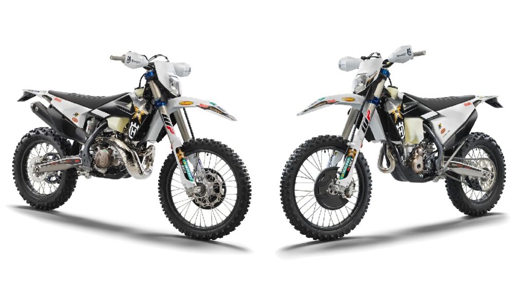 Husqvarna TE 300i et FE 350 Rockstar Edition, enduro sans compromis Ritratto di Alessandro Da Rin Betta
