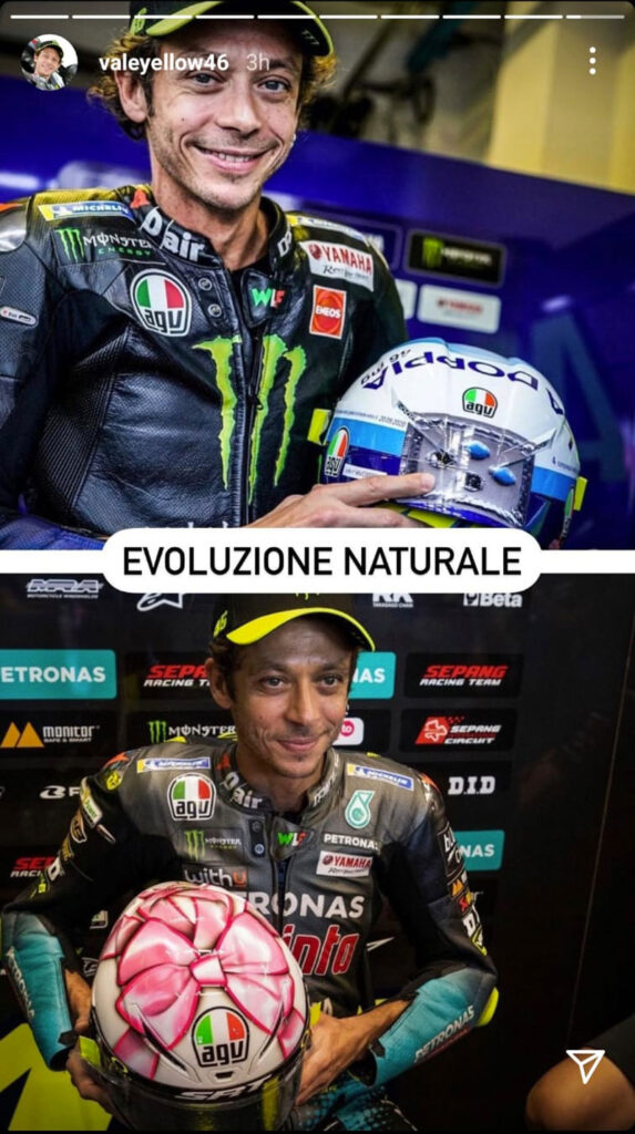 MotoGP, Valentino Rossi passe du Viagra à la paternité : “une évolution naturelle” Ritratto di GPone