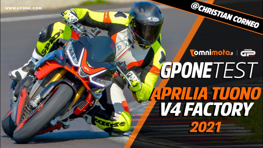 Test vidéo | Aprilia Tuono V4 Factory 2021 : reine de la piste ! Test vidéo | Aprilia Tuono V4 Factory 2021 : reine de la piste !