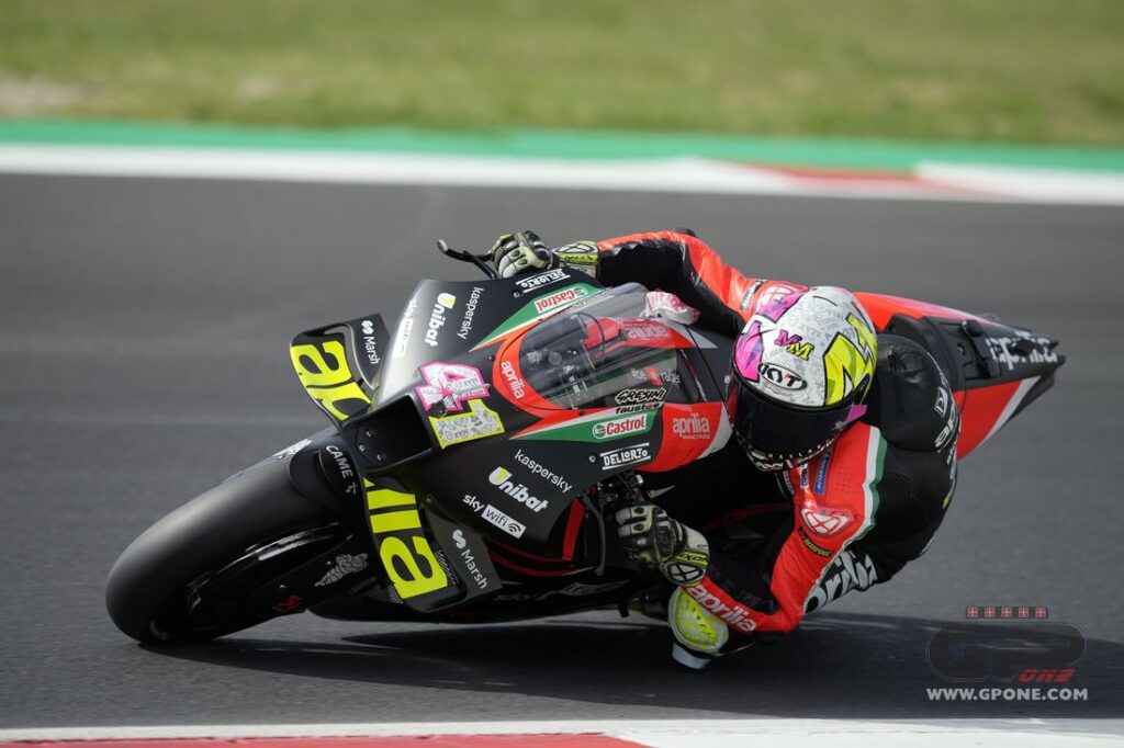 MotoGP, Aleix Espargaro et Aprilia sont confirmés lors de la 2e journée d’essais à Misano Ritratto di GPone