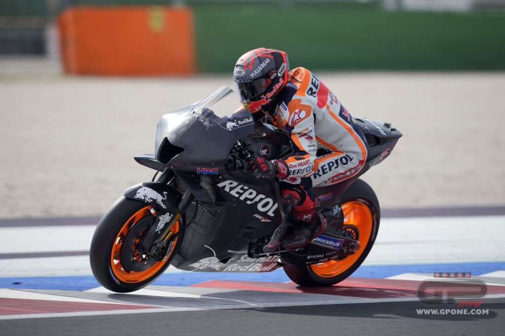 MotoGP, Márquez : “la nouvelle Honda 2022 est bonne dans son concept, mais nous devons travailler” “ Ritratto di GPone