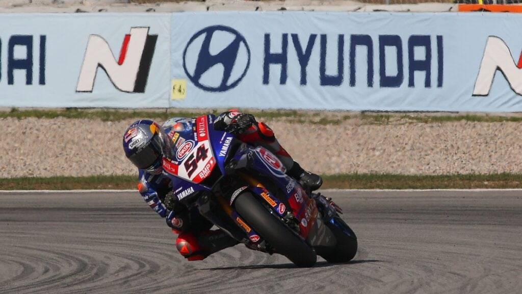 SBK, Rinaldi et Ducati attaquent à Jerez, mais FP1 l’enlève à Toprak Ritratto di Riccardo Gugliemetti