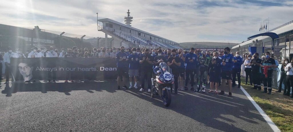 SBK, Une minute de silence à Jerez en l’honneur et à la mémoire de la doyenne Berta Vinales Ritratto di GPone