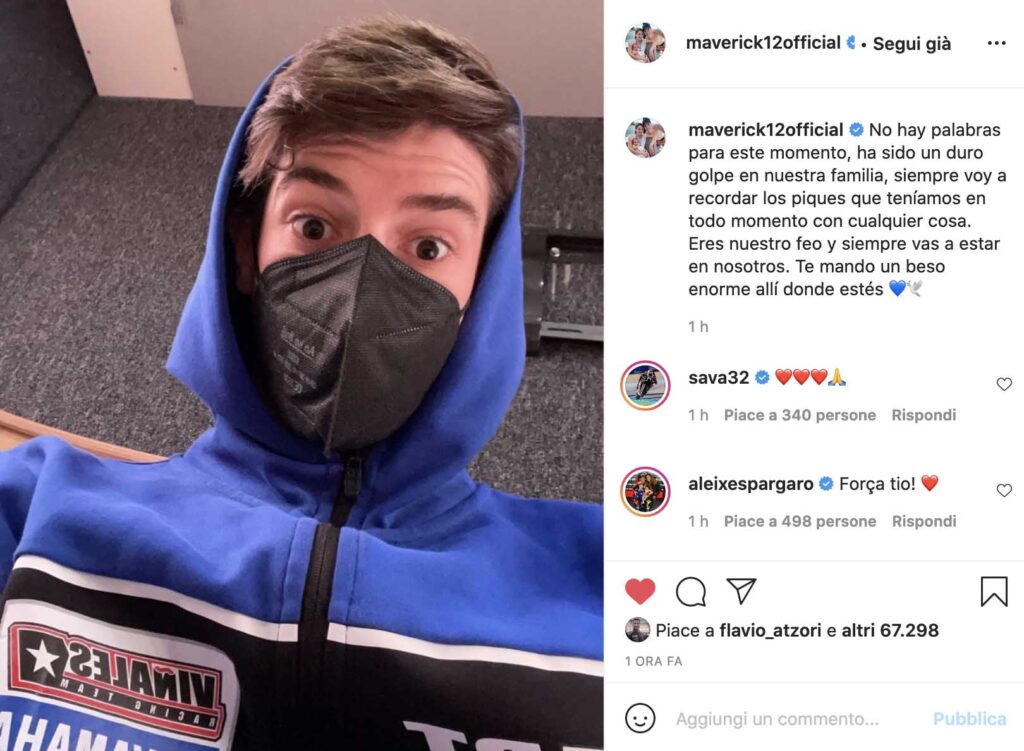 SBK, Maverick se souvient de son cousin Dean Berta avec un tweet Ritratto di GPone