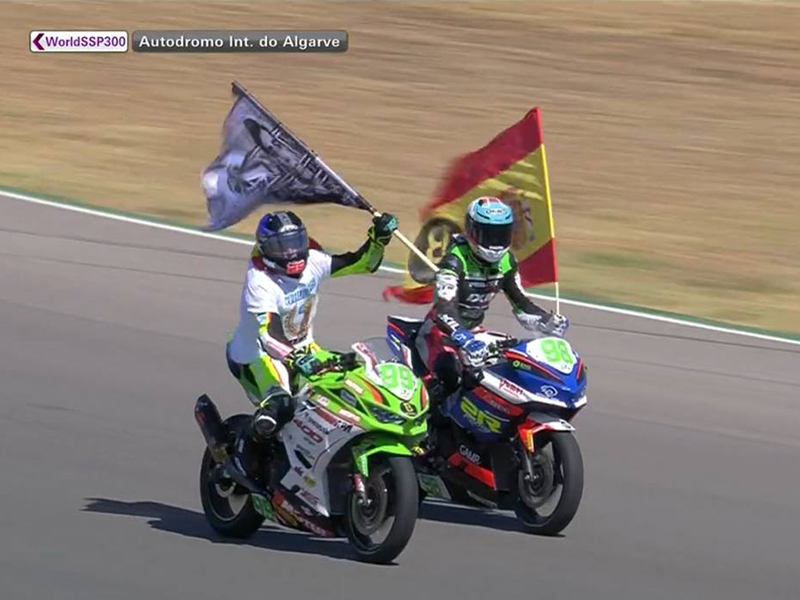 SBK, SSP300, Huertas remporte le titre avec une course à disputer Ritratto di GPone