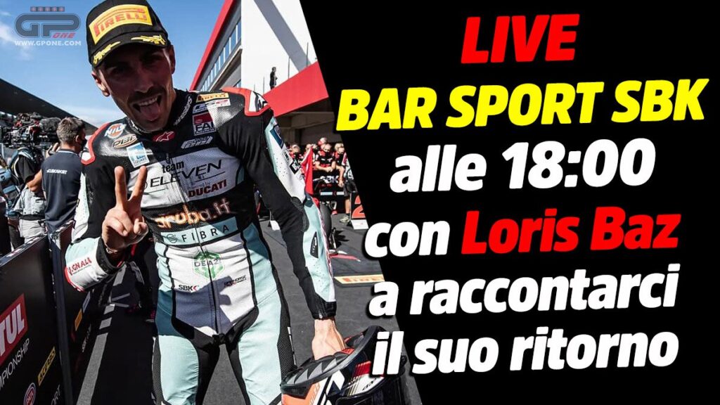 LIVE Bar Sport SBK à 18h00 : Loris Baz nous raconte son retour en championnat du monde LIVE Bar Sport SBK à 18h00 : Loris Baz nous raconte son retour en championnat du monde