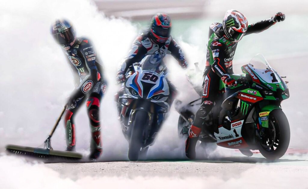 SBK, Portimao : le Bon, la Brute et le Truand Ritratto di Riccardo Gugliemetti