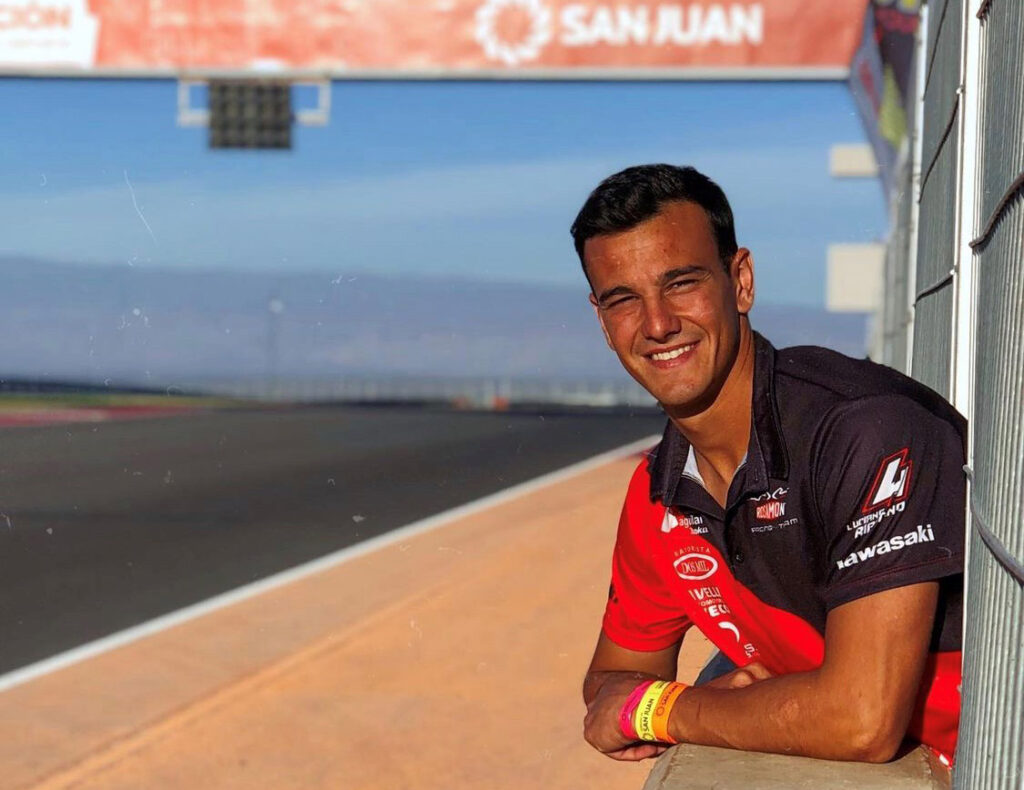 SBK, Pedercini amène Luciano Ribodino sur la piste en Argentine Ritratto di Riccardo Gugliemetti