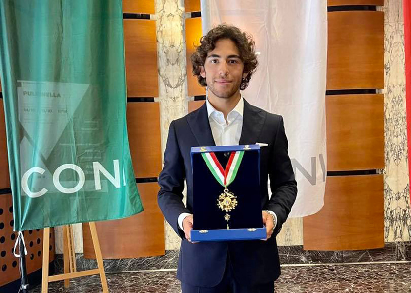 MotoGP, Enea Bastianini a reçu le Collier d’Or du CONI Ritratto di GPone
