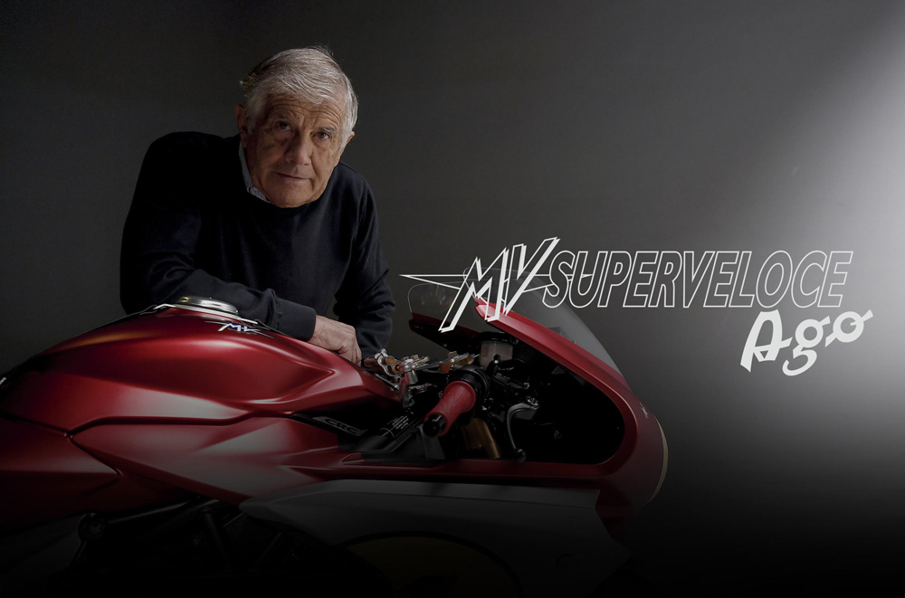 Giacomo Agostini est de retour à Misano sur “son” MV Agusta Ritratto di GPone