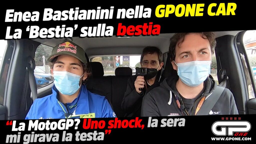 Bastianini dans la GPOne Car : “MotoGP ? Un choc, j’avais la tête qui tournait le soir” Bastianini dans la GPOne Car : "MotoGP ? Un choc, j'avais la tête qui tournait le soir"