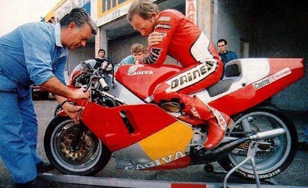 Adieu à Gilberto Milani, l’auteur ‘Gilba’ des tubes Aermacchi et Cagiva Ritratto di GPone