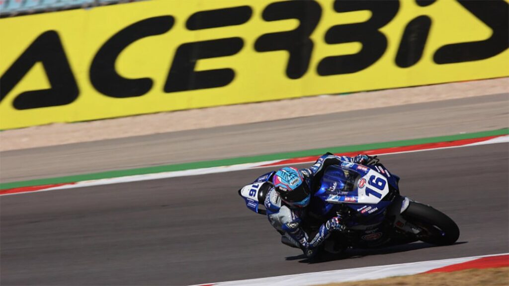 SBK, Cluzel en pole à Portimao en SSP600 : temps de Gonzalez supprimé, Aegerter 2e Ritratto di Marco Caregnato