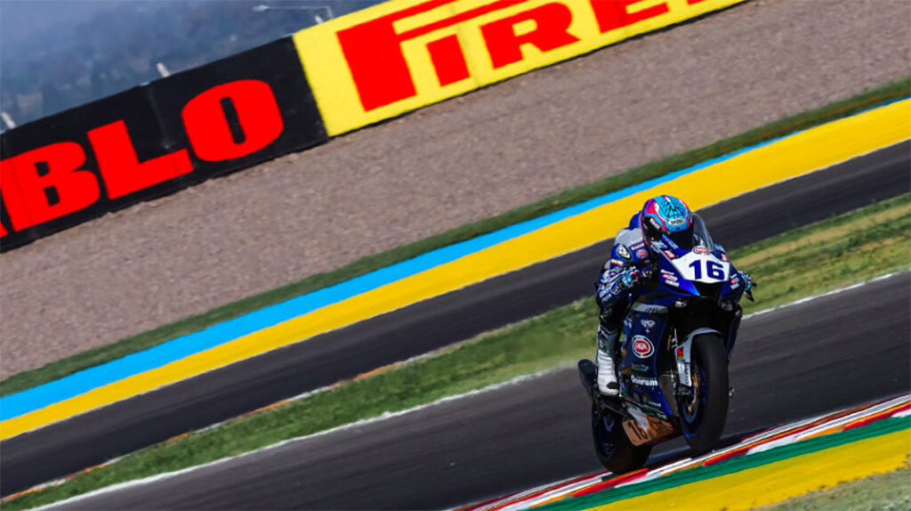 SBK, Cluzel en pole en SSP600 a San Juan : Odendaal 2°, Aegerter scatta 5° Ritratto di GPone