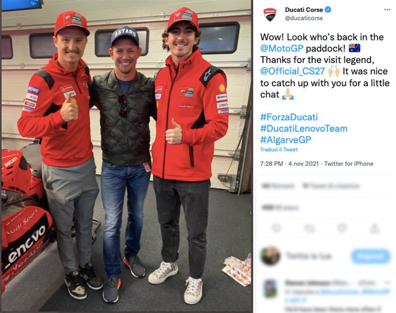 MotoGP, Ducati embrasse Stoner à Portimao : “Merci de ta visite, légende !” Ritratto di Marco Caregnato