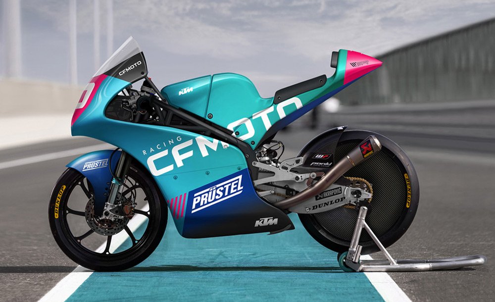 CFMOTO présente sa Moto3 avec laquelle Artigas et Tatay courront Ritratto di GPone