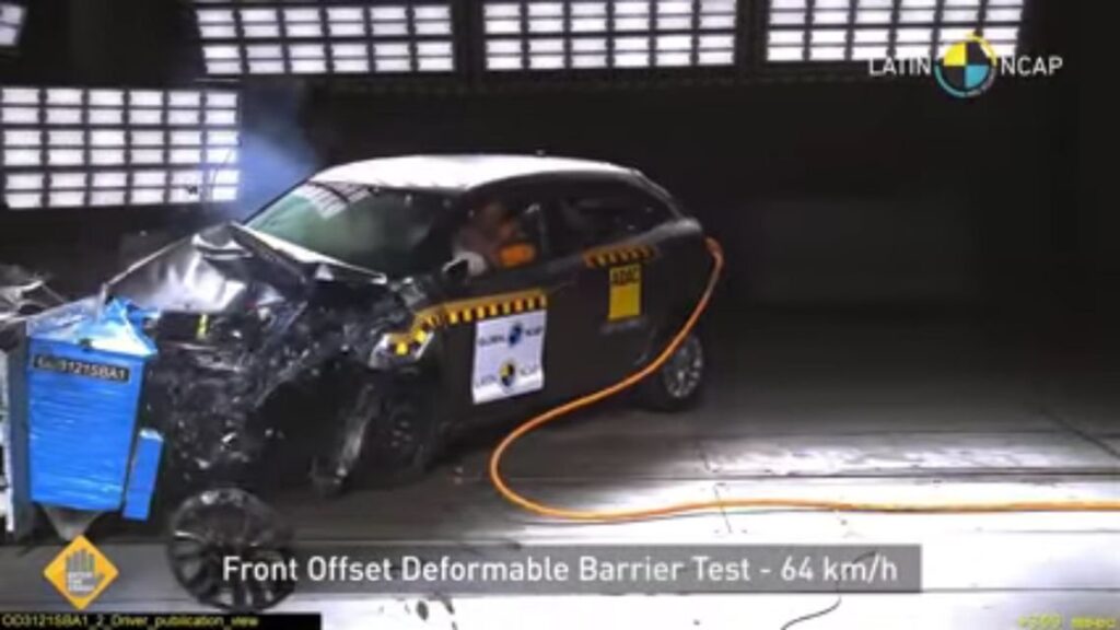 Latin CAP : un crash test ZERO star pour un Baleno Latin CAP : un crash test ZERO star pour un Baleno