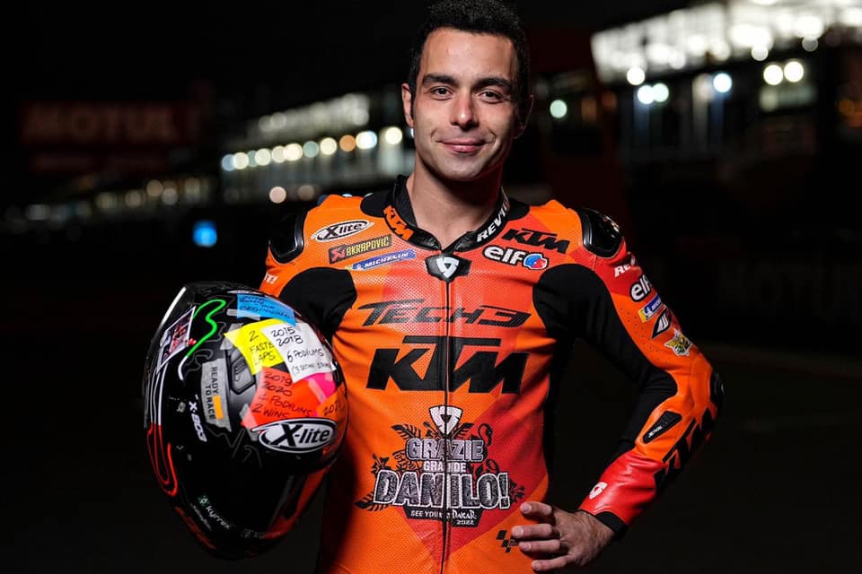 Un casque de souvenirs et de succès : Danilo Petrucci salue le MotoGP Ritratto di GPone