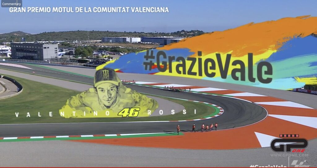 Rossi, ses derniers tours en MotoGP : quel spectacle, c’est un Vale-Show ! Ritratto di GPone