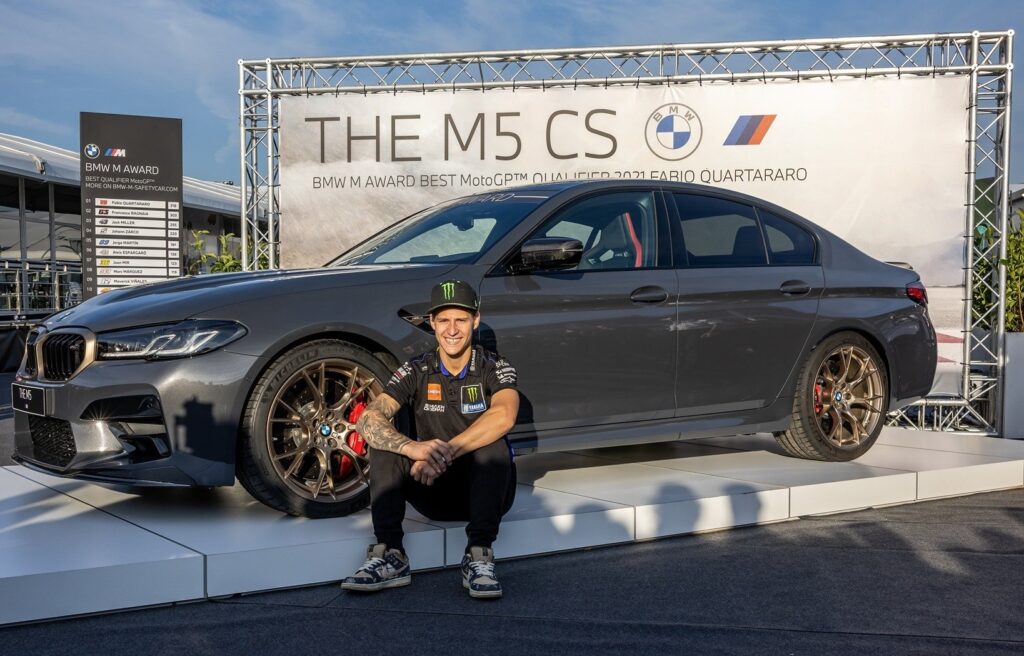MotoGP, roi du samedi : BMW récompense Fabio Quartararo avec la M5 ! Ritratto di GPone