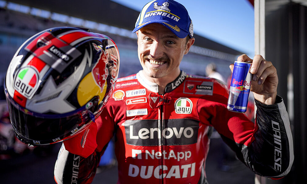Jack Miller courra avec la Ducati V4 la dernière course du SBK australien Ritratto di GPone
