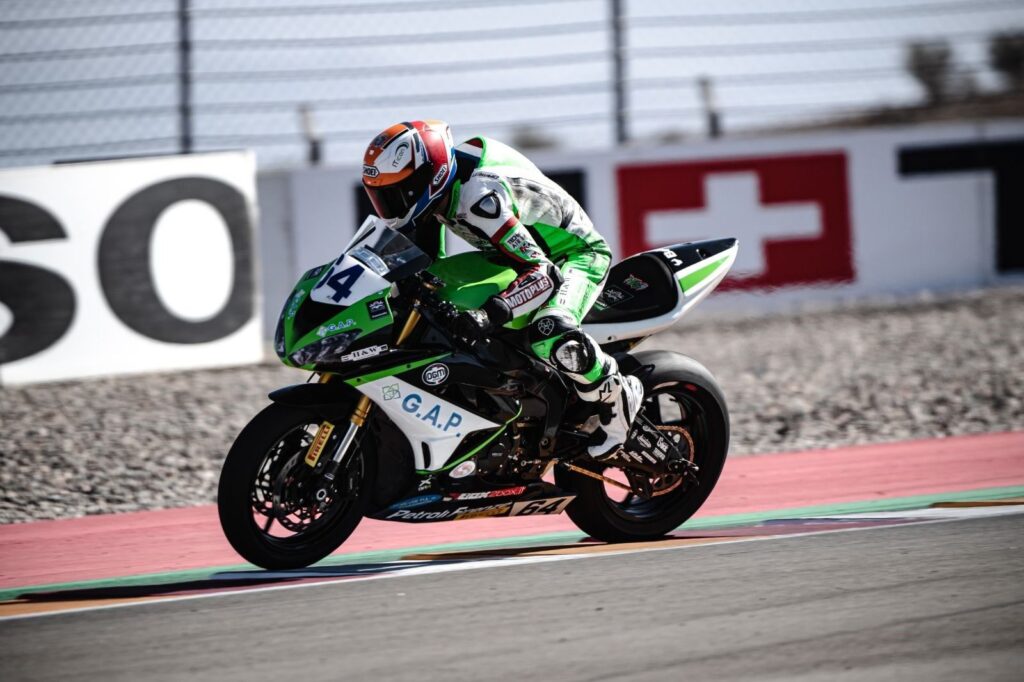 SBK, SSP : Buis et Currie avec Motozoo Racing by Puccetti en 2022 Ritratto di Andrea Periccioli