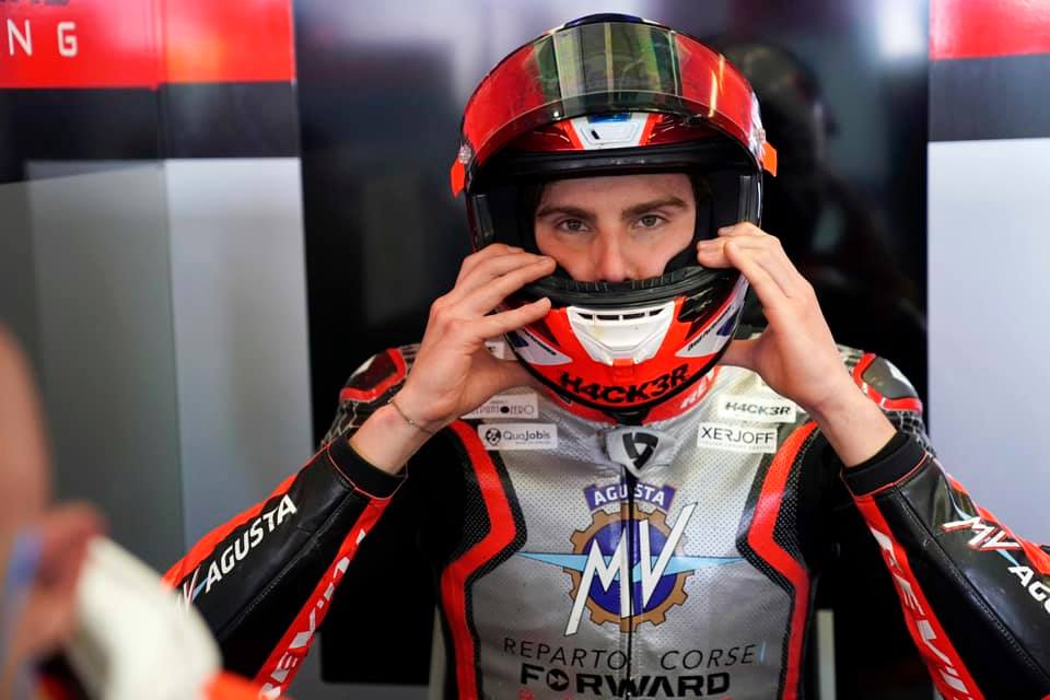 SBK, Baldassarri testera le nouveau MV Agusta dans les tests de Jerez Ritratto di Riccardo Gugliemetti
