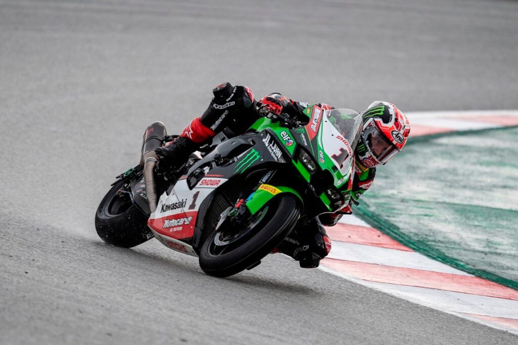 SBK, Course 2: Rea bat Redding après un duel stellaire sur le mouillé, 4e Toprak Ritratto di Riccardo Gugliemetti