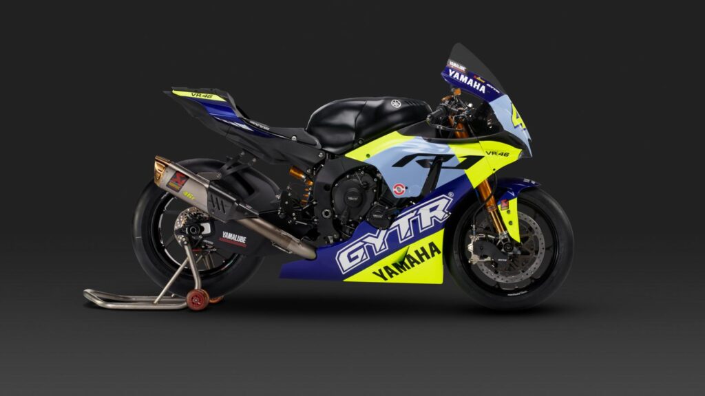 Une Yamaha R1 GYTR pour redire : Merci Vale ! Une Yamaha R1 GYTR pour redire : Merci Vale !