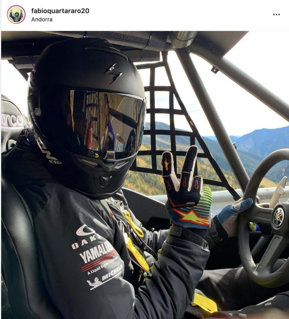 MotoGP, Quartararo : un VTT tout-terrain offert par Yamaha pour le titre Ritratto di GPone