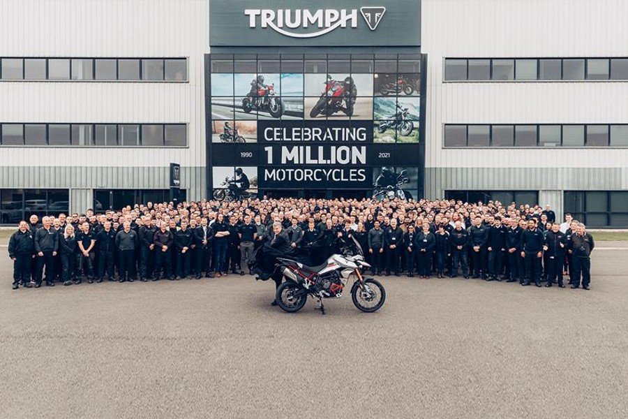 Triumph fête ses 120 ans et 1 million de motos produites Triumph fête ses 120 ans et 1 million de motos produites
