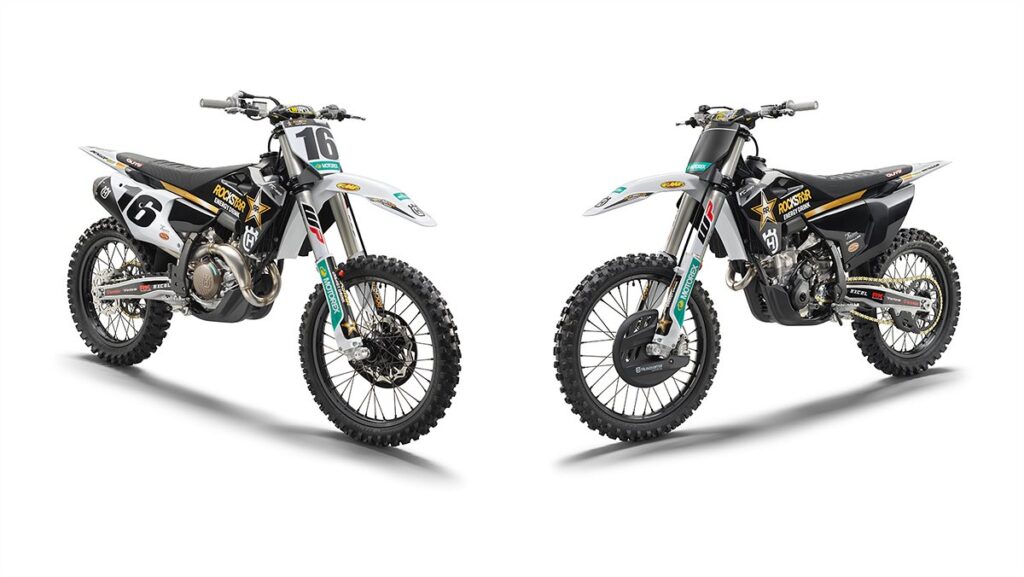 Husqvarna Motorcycles FC 250 et FC 450 Édition Rockstar 2022 Ritratto di GPone