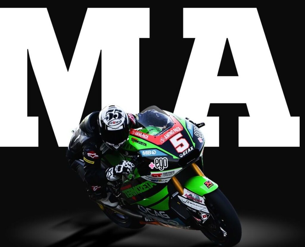 Romano Fenati est de retour en Moto2 avec SpeedUp et Boscoscuro Ritratto di GPone