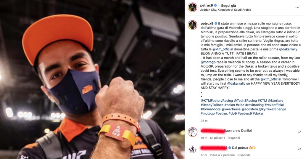 Danilo Petrucci : “tout semblait fini et à la place je suis monté dans le train !” Ritratto di GPone