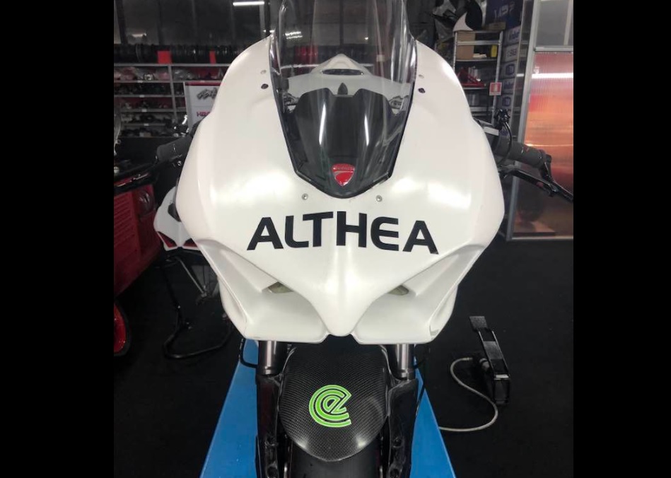 SBK, Althea et Caricasulo préparent leurs débuts avec la Ducati V2 Ritratto di Riccardo Gugliemetti