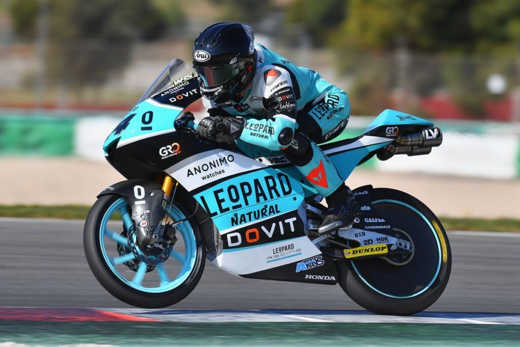 Moto3, Leopard commande à Portimao: Suzuki frotte Foggia lors de la deuxième journée d’essais Ritratto di Marco Caregnato