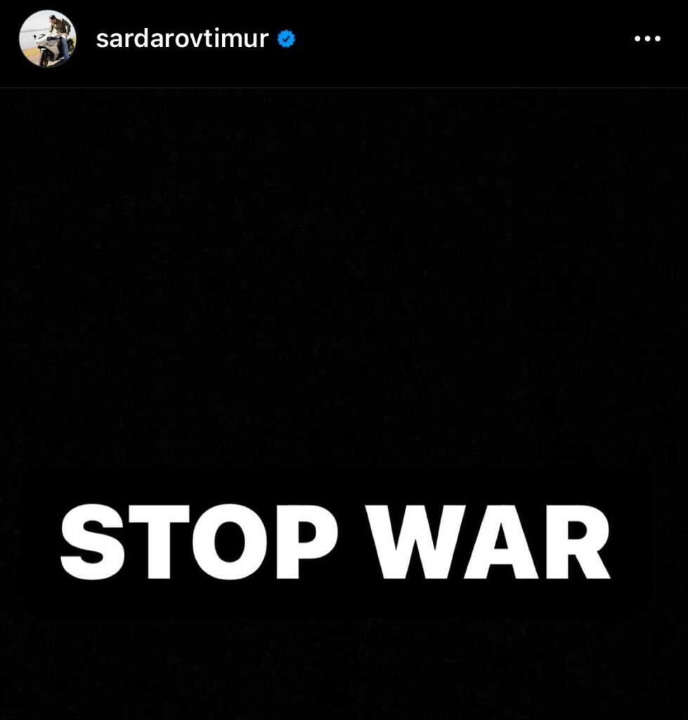 MV Agusta, Timur Sardarov : “Poutine cruel et menteur” Ritratto di GPone