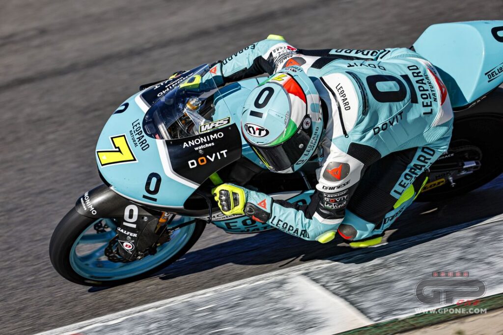 Moto3, L’équipe Leopard démarre du bon pied avec Foggia et Suzuki, le bon Migno Ritratto di GPone